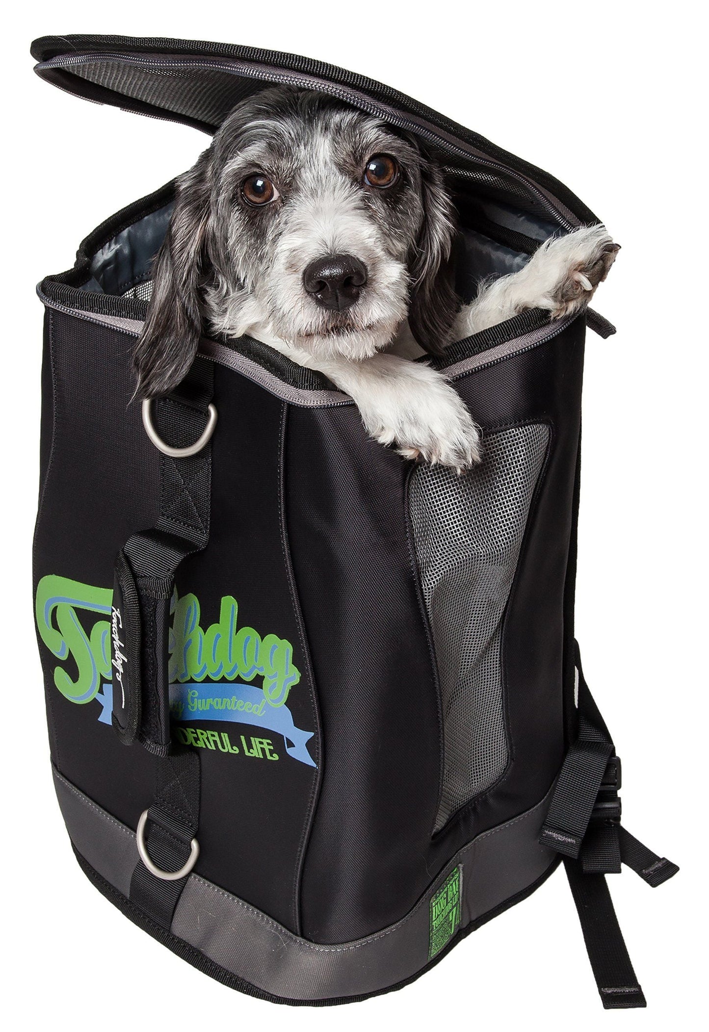 Touchdog ® 'Ultimate-Travel' 3-in-1 Airline Approved Backpack Dog Carrier