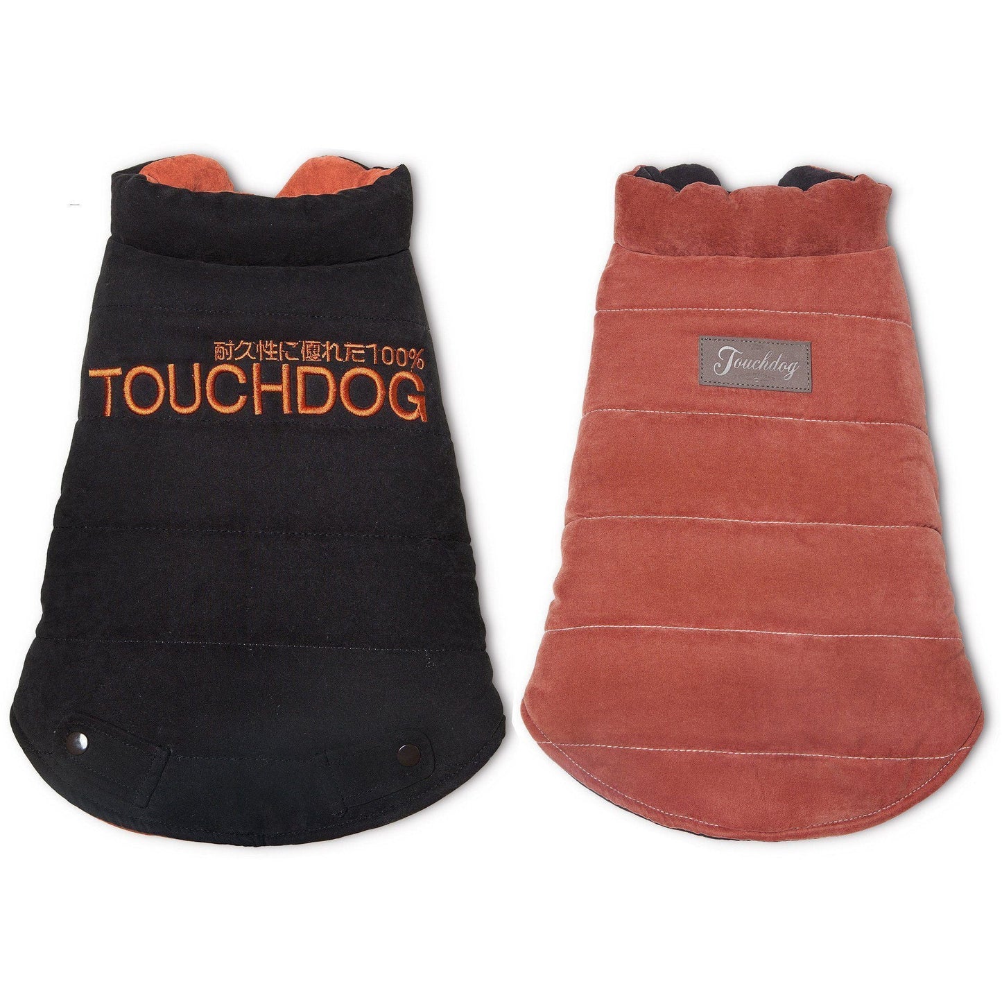 Touchdog ® Waggin Swag Ultra-Plush Insulated and Reversible Dog Coat
