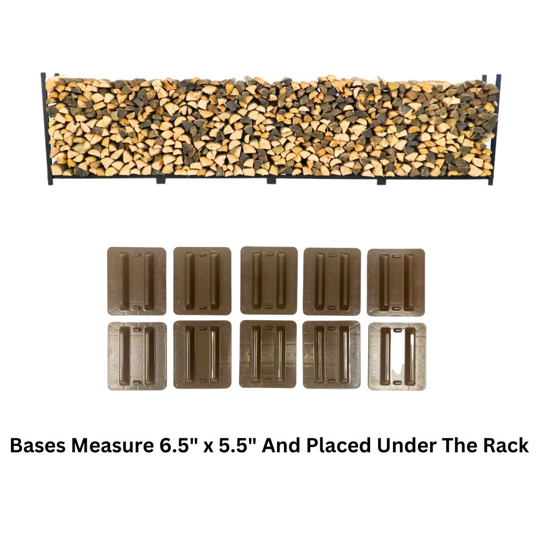 The Woodhaven 16ft Firewood Rack